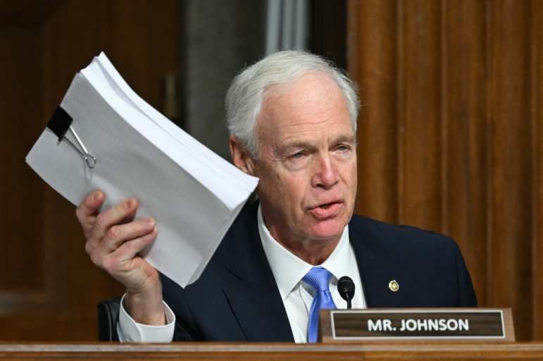 Wisconsin Republican Sen. Ron Johnson called the House budget plan a "sad joke." He and other Senate Republicans are already raising questions about the legislation, even before the House finalizes their work.