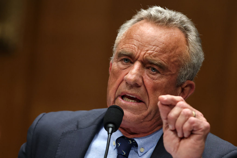 U.S. Secretary of Health and Human Services Robert F. Kennedy Jr. testifies before the Senate Committee on Health, Education, Labor, and Pensions on Capitol Hill on May 14, 2025 in Washington, DC.