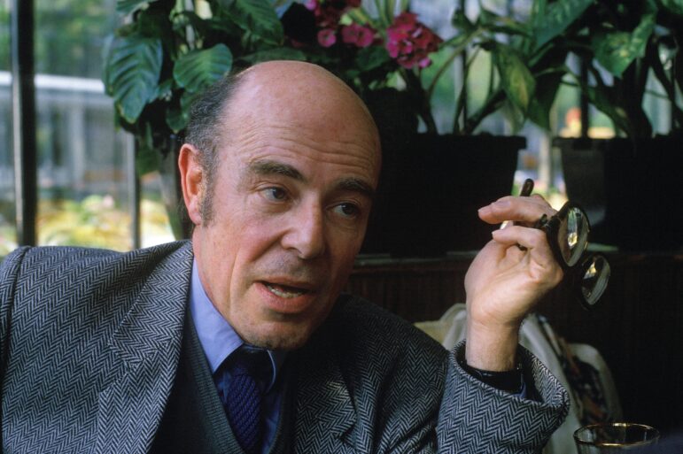 Marcel Ophuls believed subjectivity was key to filmmaking and saw documentaries as an antidote to the news. He's pictured above on May 5, 1987.