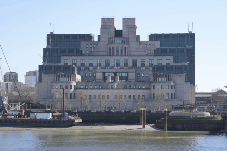 A general view of the headquarters of the Secret Intelligence Service, MI6, in London.
