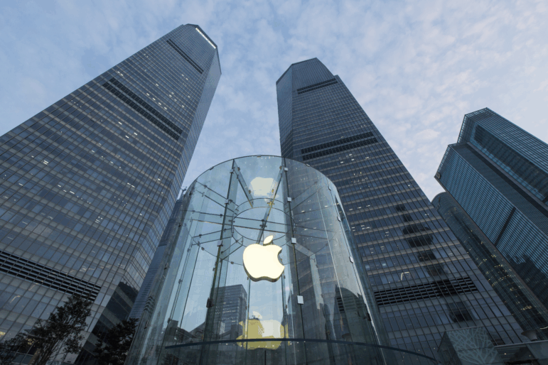 Apple Store in Shanghai, China.