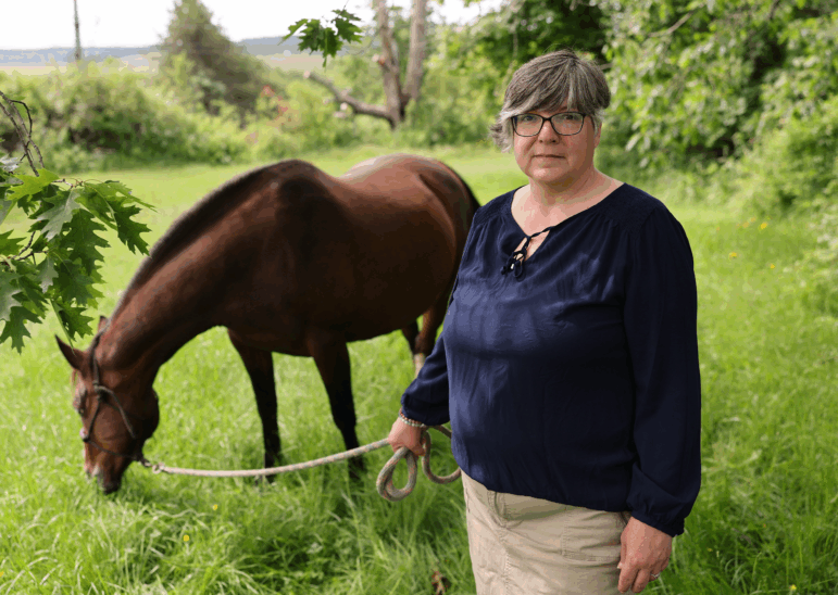 Phillipa Munari suffered nerve pain and exhaustion after she stopped taking antidepressants. She struggled to train her horse, Bella, and “could barely walk because of the withdrawal,” said Munari. “I spent 20 hours in bed most days for two years.”