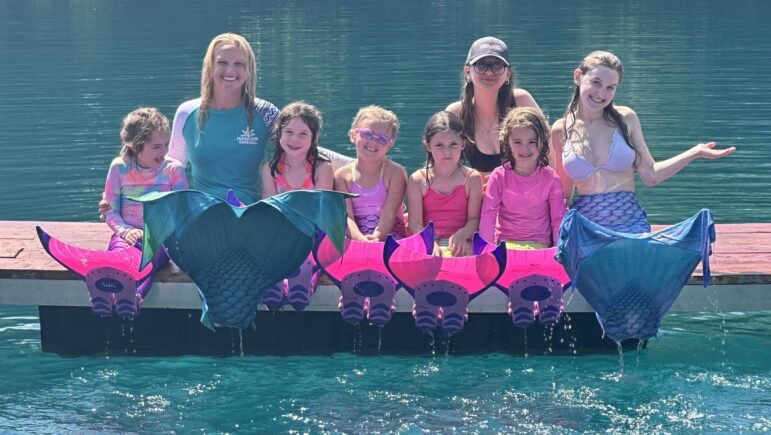 Mermaid Camp at Blue Water Park in Pelham, Alabama