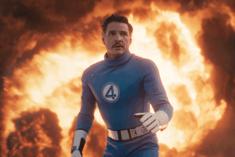 Pedro Pascal as Reed Richards, aka Mister Fantastic.