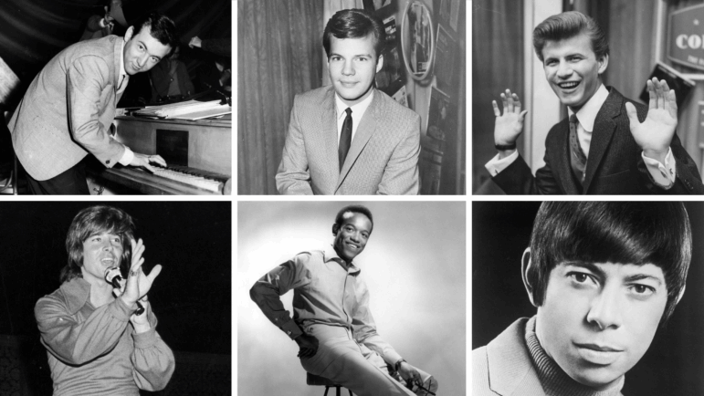 In the 1960s, hearthrobs named Bobby were everywhere. Clockwise from top left: Bobby Darin, Bobby Vee, Bobby Rydell, Bobby Goldsboro, Bobby Womack, Bobby Sherman