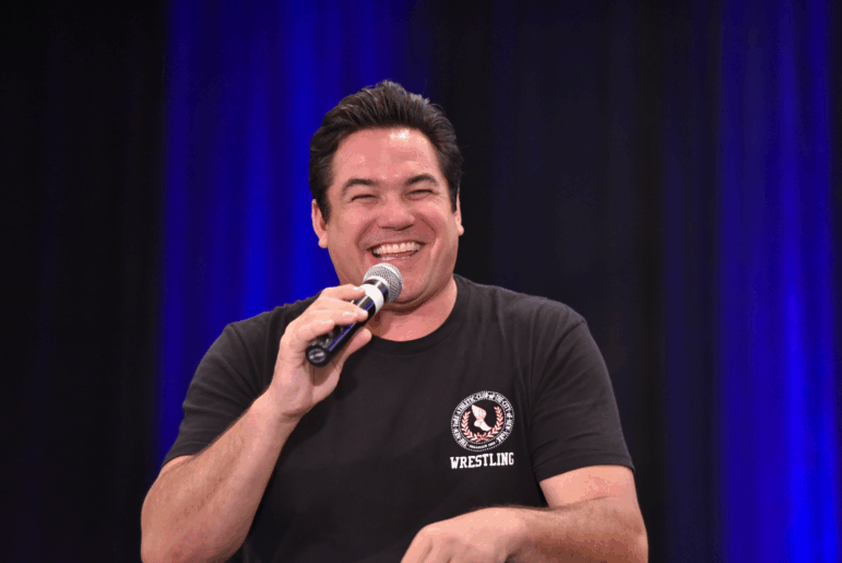'Superman' spinoff TV actor Dean Cain at a convention in Chicago. The actor shared an Instagram post on Wednesday about his plan to join ICE and urged his followers to join too.