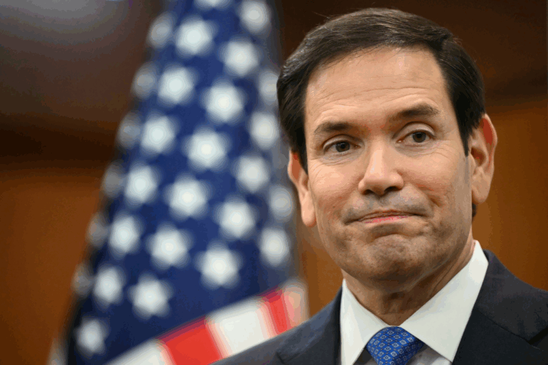 U.S. Secretary of State Marco Rubio gives a media briefing during the ASEAN foreign ministers' meeting at the in Kuala Lumpur Friday, Malaysia, on July 11, 2025.