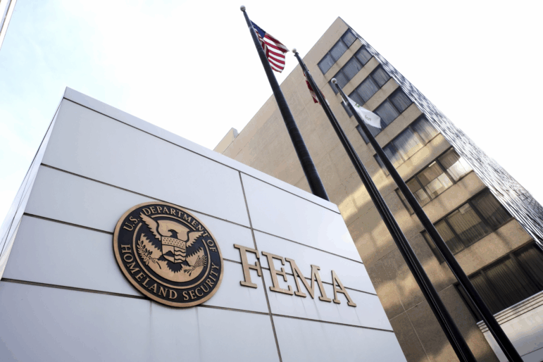 The Federal Emergency Management Agency headquarters is photographed in Washington on May 5, 2025.