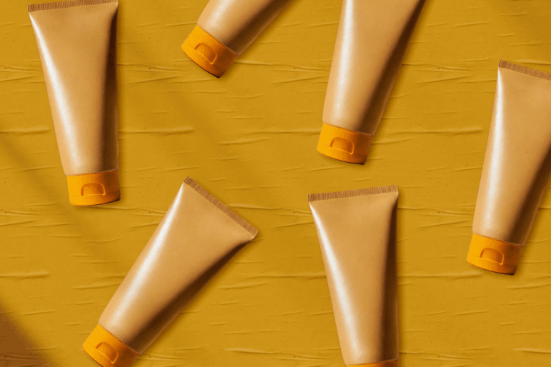 Sun cream seamless