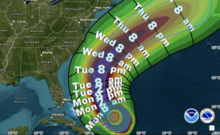 Hurricane Erin is expected to bring flooding to parts of the Outer Banks on North Carolina's coast, but forecasters say the large storm will also bring rip currents and other dangerous conditions to a wide band of the East Coast.