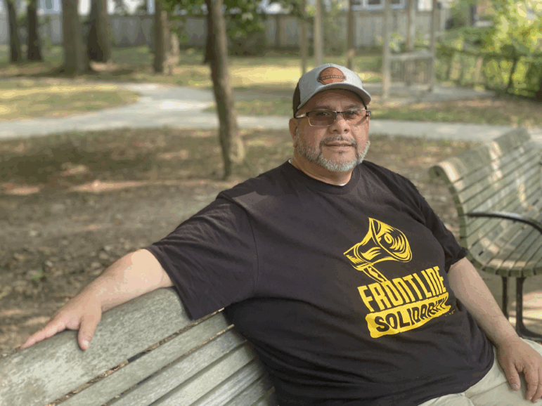 Tom Torres has worked as a mechanic at the Kraft Heinz plant in Holland, Mich., for 13 years. He says Trump's immigration policies have forced out hardworking employees at the plant.