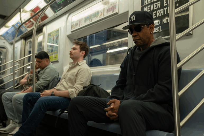 Denzel Washington plays music mogul David King in Highest 2 Lowest.