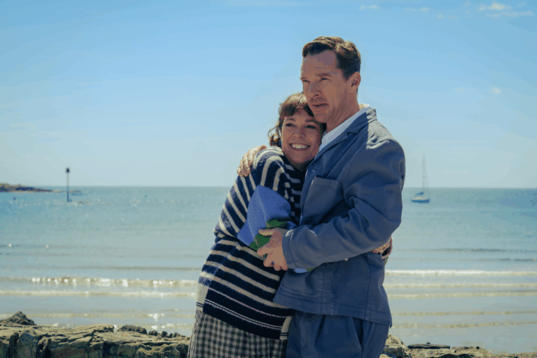 Olivia Colman and Benedict Cumberbatch in The Roses, a reimagining of the 1989 film The War of the Roses, based on the 1981 novel by Warren Adler.