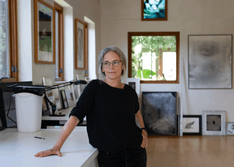 Sally Mann at her home studio in Virginia on August 16, 2025.