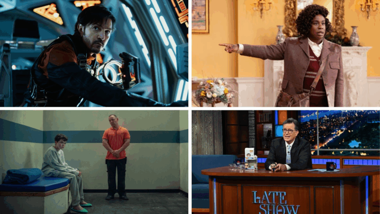Every year, TV critic Eric Deggans gives out his own awards for the best shows and performances. This year "Deggys go to: Andor, clockwise from top left, The Residence, The Late Show with Stephen Colbert and Adolescence.