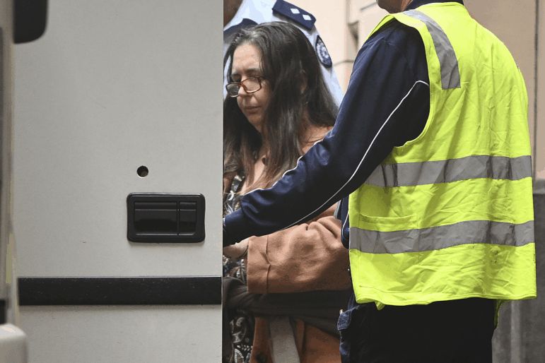 Convicted triple murderer Erin Patterson leaves the Supreme Court of Victoria following her sentencing in Melbourne, Australia, on Monday, Sept. 8, 2025.