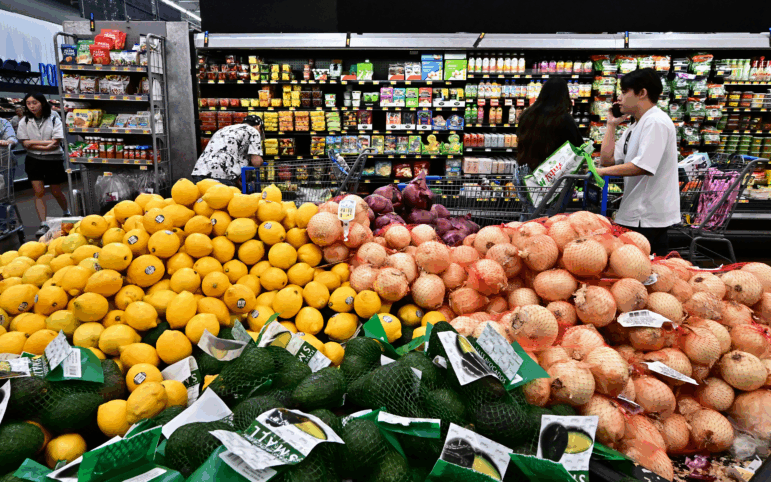 Grocery prices jumped 0.6% in August, fueling a sharper-than-expected jump in inflation last month. Over the last 12 months, grocery prices have risen 2.7%.