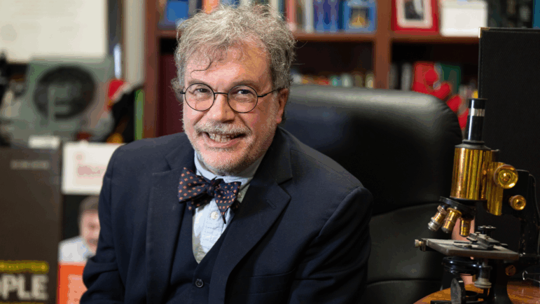 Dr. Peter Hotez at his Baylor College Of Medicine office in Houston, Texas on November 25, 2024.