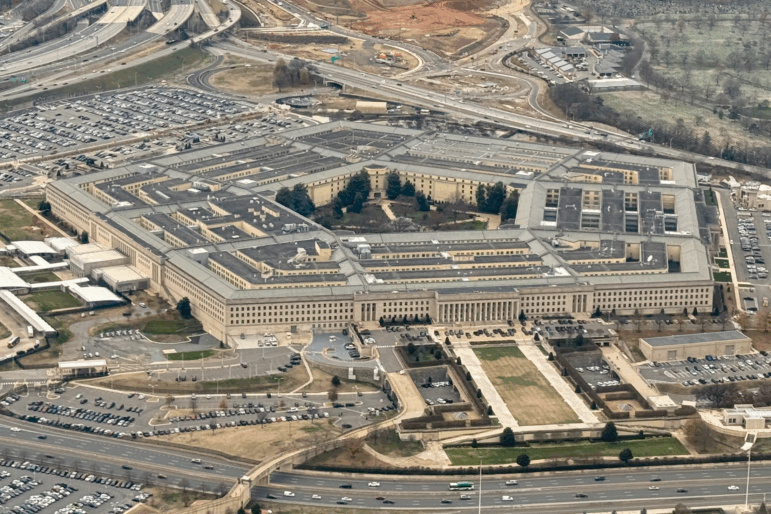 A view of the Pentagon on Dec. 13, 2024, in Washington, D.C. President Trump has said he would like to rename the Department of Defense the Department of War.