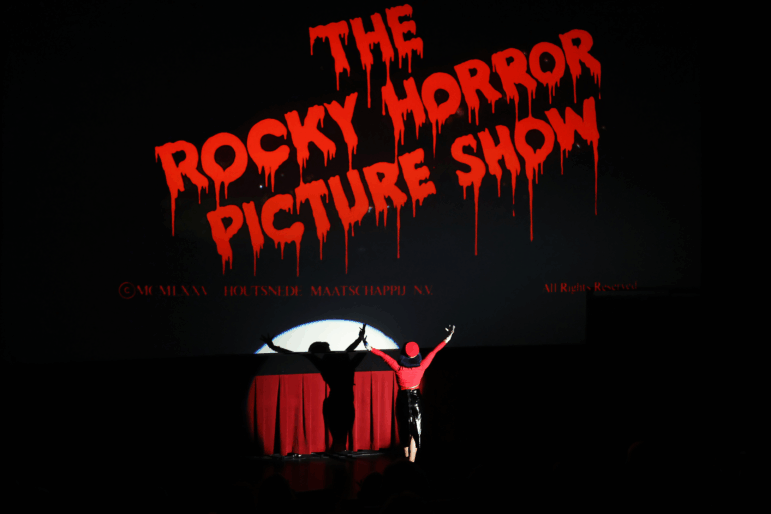 "Happy To Be Here" cast member performs during the screening of The Rocky Horror Picture Show during the 2025 TCM Classic Film Festival at TCL Chinese Theatre on April 25 in Hollywood, California.