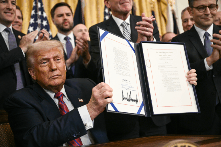 President Donald Trump in July signed the GENIUS Act, the country's first major standalone cryptocurrency legislation. Trump has embraced the crypto industry, where his family now has several business ventures.