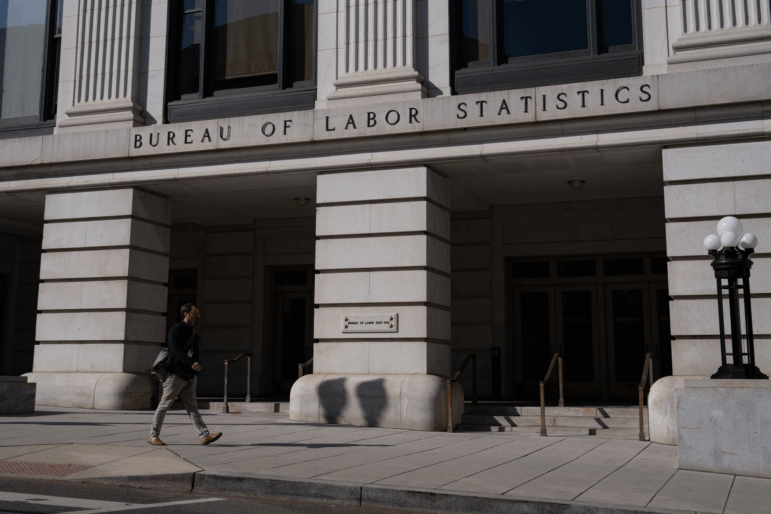 E.J. Antoni dropped his bid to head the Bureau of Labor Statistics, pictured above. His nomination had attracted widespread bipartisan criticism.