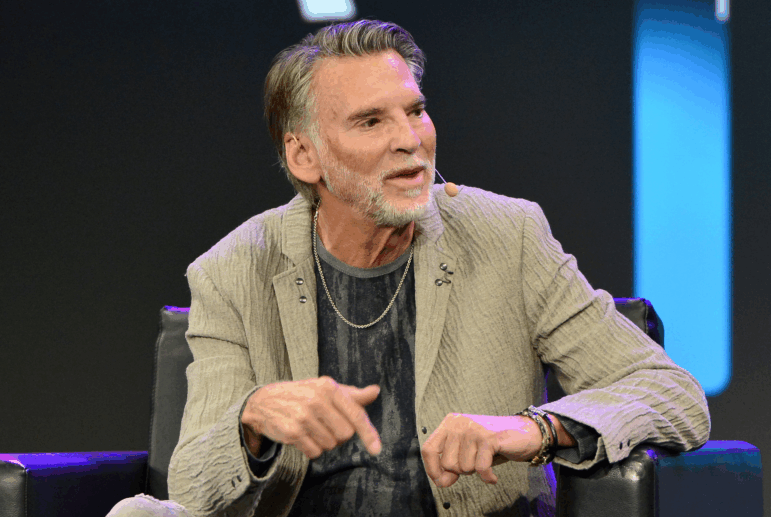 Singer-songwriter Kenny Loggins, speaking at the NAMM (National Association of Music Merchants) convention in Anaheim, Calif. in June 2022.