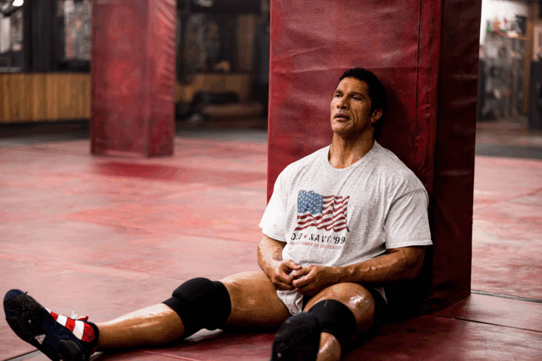 Dwayne Johnson plays UFC and MMA fighter Mark Kerr in The Smashing Machine, out this weekend.