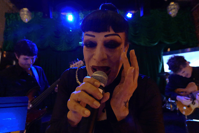 Joey Arias hitting the high notes at Barrel House Cafe and Bar in Washington, D.C.