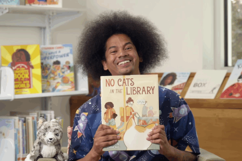 Mychal Threets, a librarian and social media star, is hosting the new iteration of Reading Rainbow, which starts Saturday.