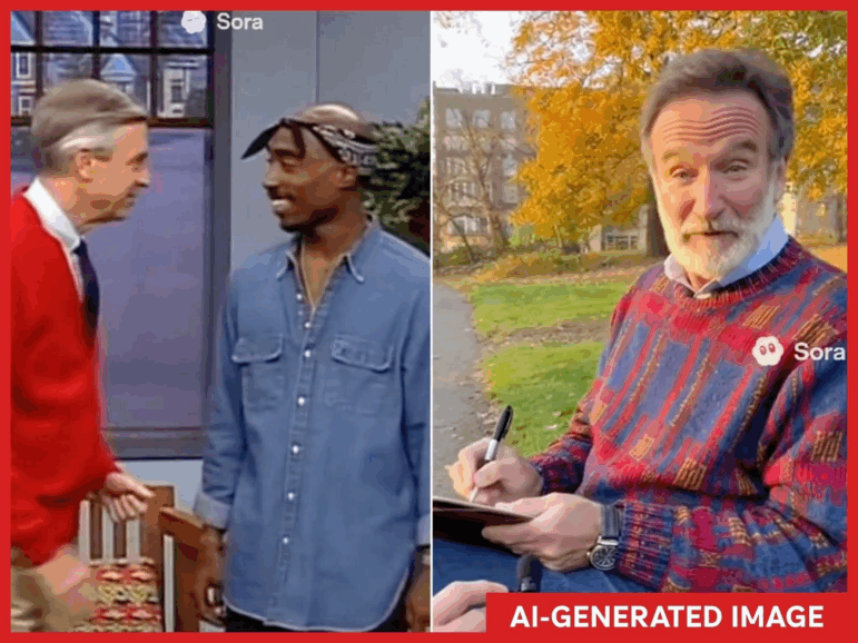 Figures from the entertainment industry — including the late Fred Rogers, Tupac Shakur, and Robin Williams — have been digitally recreated using OpenAI’s Sora technology. The app’s ability to do so with ease left many in the industry deeply concerned.