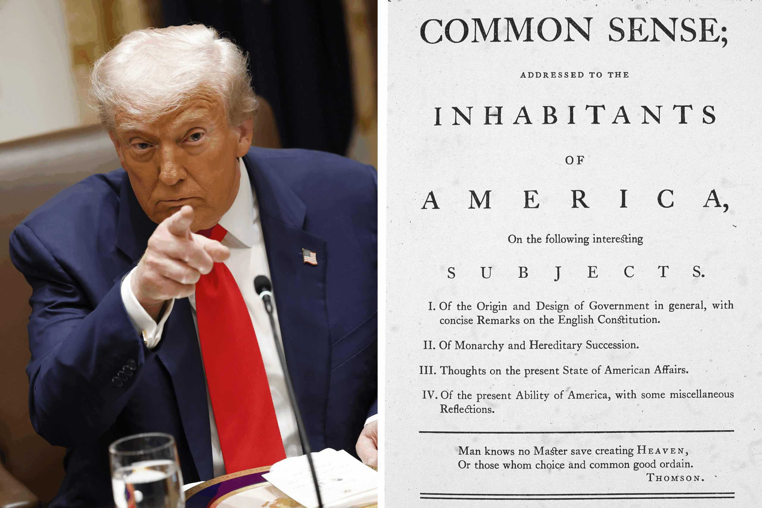 Trump uses ‘common sense’ to make a political point. It has populist appeal