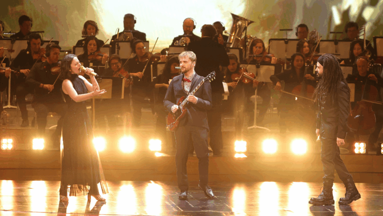 Performers onstage at The Game Awards 2025 at the Peacock Theater on December 11, 2025 in Los Angeles, California.