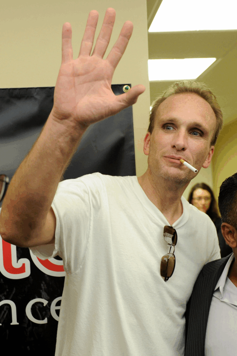 Actor Peter Greene at a press conference in New York City in 2010.