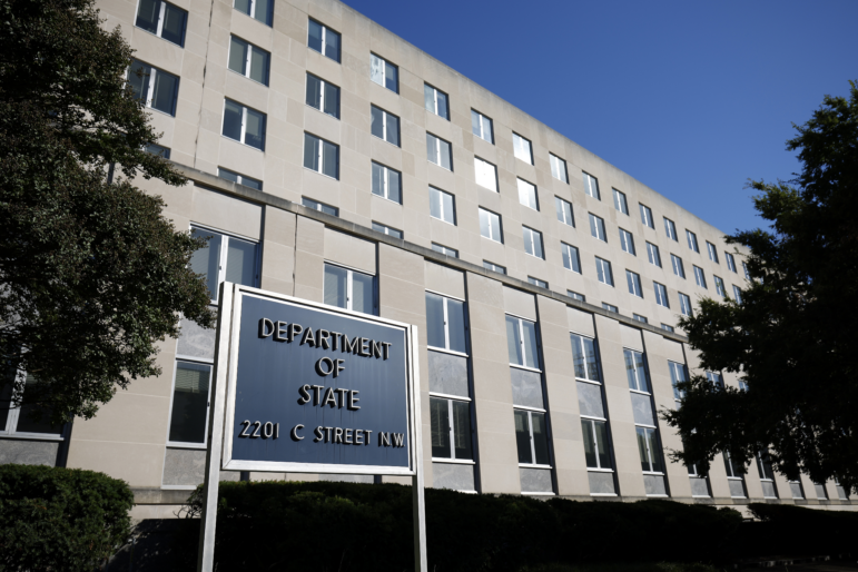The Harry S. Truman Federal Building, headquarters of the U.S. Department of State, in a 2024 file photo. s pictured on October 08, 2024 in Washington, DC. The Harry S Truman Federal Building was built in 1941 and has housed the office of the Secretary of State since 1947. (Photo by Kevin Dietsch/Getty Images)