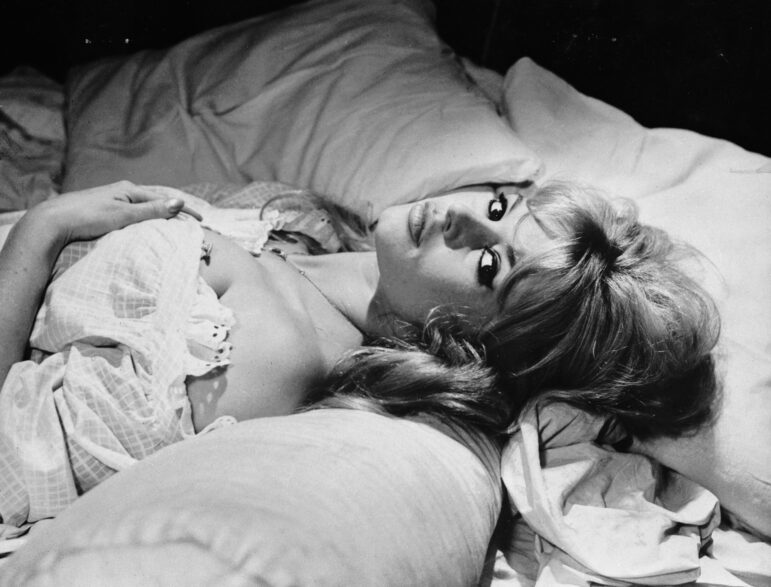 Brigitte Bardot pictured in 1960.
