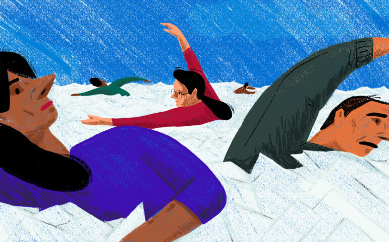 Swimming in paperwork