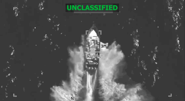 On Dec. 4, four people were killed in a strike on this vessel in the Eastern Pacific. The U.S. military claims the vessel was contained illicit narcotics and was traveling a known narcotrafficking route.