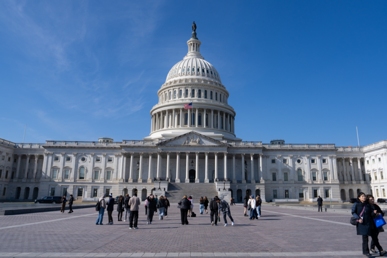 The House voted to approve a set of spending bills that would prevent a government shutdown. The Senate still needs to vote on the measure.