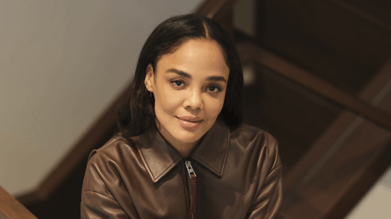 Tessa Thompson poses for a portrait to promote the film "Hedda" during the Toronto International Film Festival on Sept. 8, 2025, in Toronto. (AP Photo/Chris Pizzello)