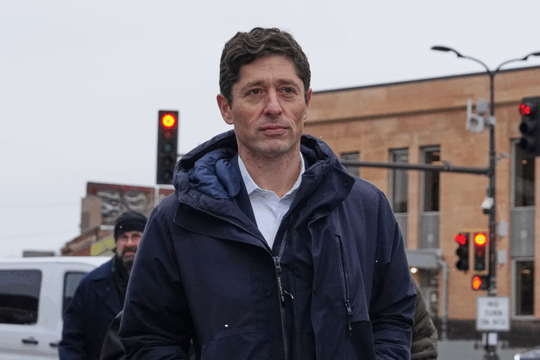 Minneapolis Mayor Jacob Frey is seen Friday, Jan. 16, 2026, in Minneapolis.