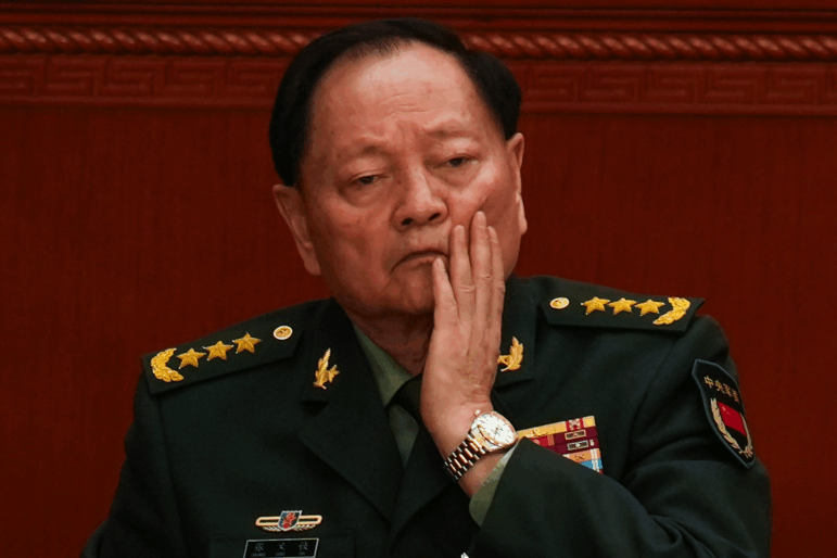 FILE - Gen. Zhang Youxia, vice chairman of China's Central Military Commission attends the opening session of the National People's Congress (NPC) at the Great Hall of the People in Beijing.