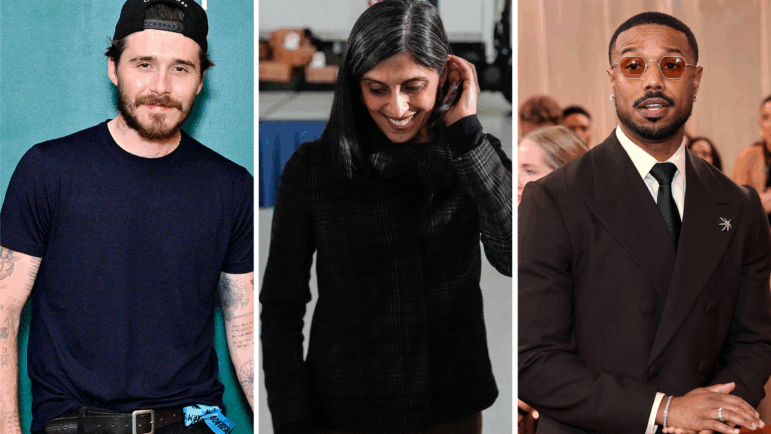 From left: A Beckham scion, a second lady and a first-time Oscar nominee.