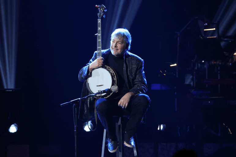 Celebrated banjo player Béla Fleck, performing at the 67th Annual GRAMMY Awards Premiere Ceremony in Los Angeles in Feb. 2025.