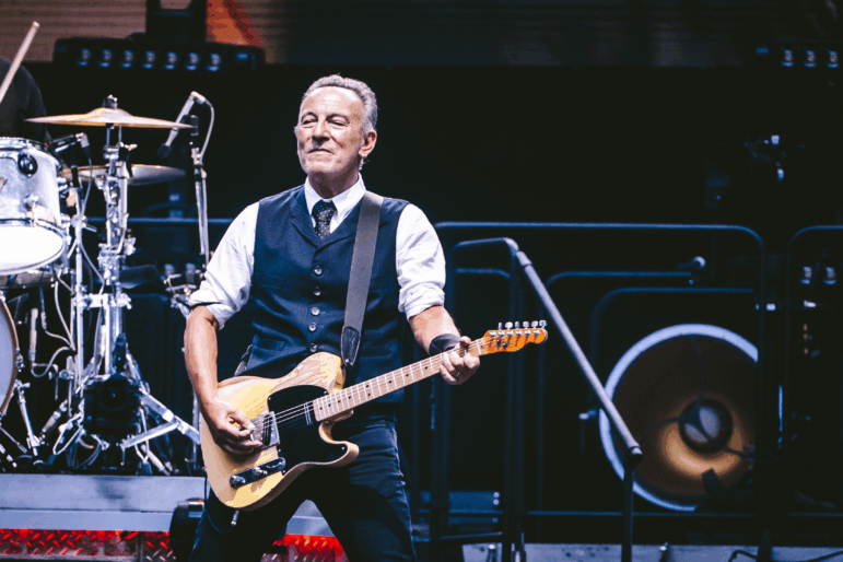 Bruce Springsteen performing in 2025.