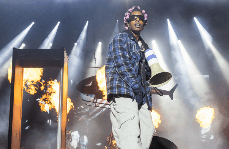 A$AP Rocky performing in 2025.