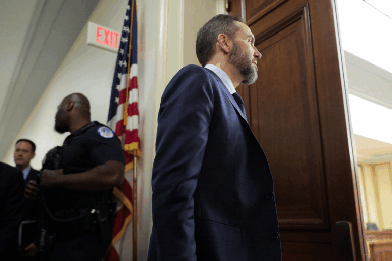 Former Special Counsel Jack Smith arrives to testify during a closed-door deposition before the House Judiciary Committee on December 17, 2025 in Washington, D.C.