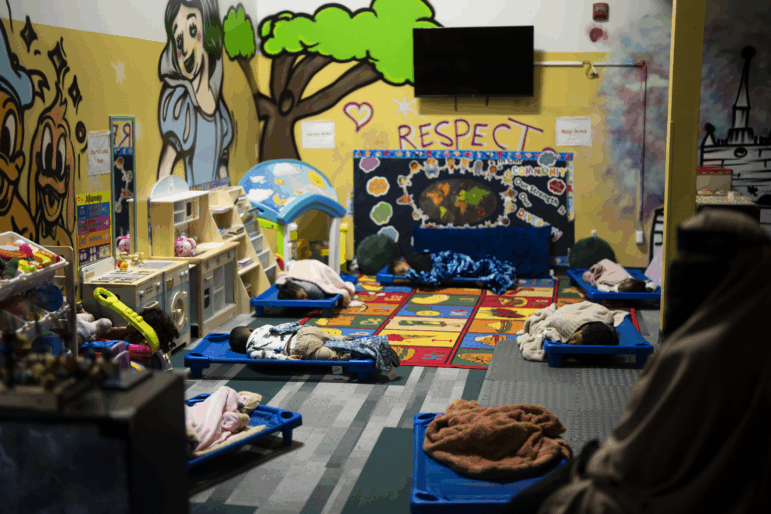 Children sleep during nap time at Minnesota Child Care in Minneapolis on Dec. 30.
