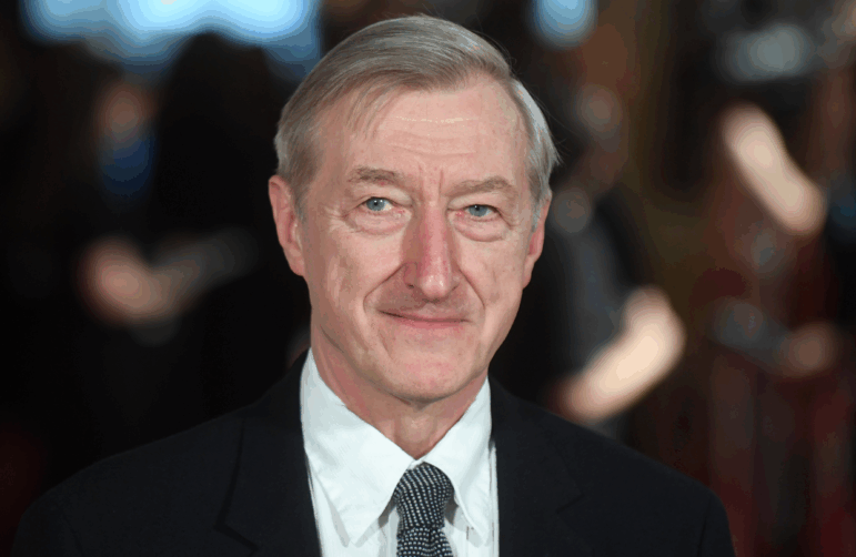 Julian Barnes attends a screening of the film adaptation of his novel, The Sense of an Ending, in London on April 6, 2017. Barnes won the Man Booker Prize in 2011 for the novel.