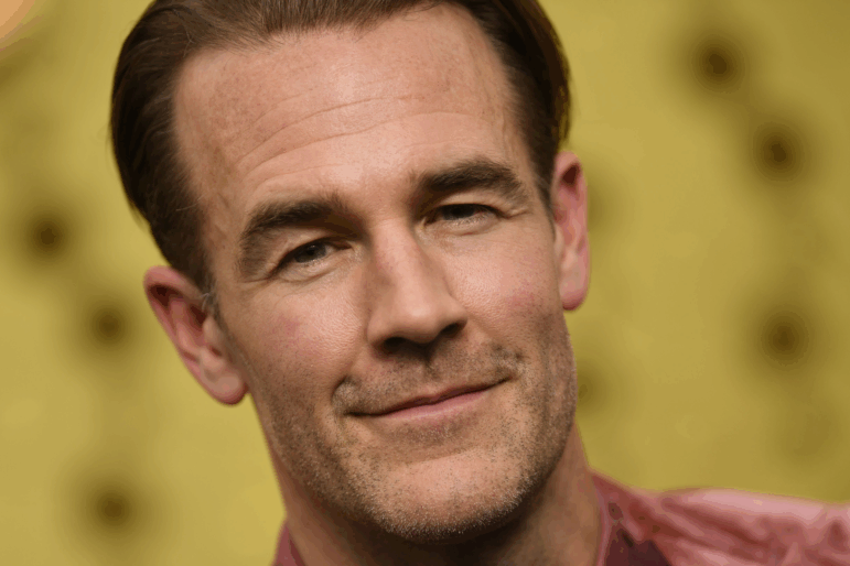 Actor James Van Der Beek photographd arriving at the 71st Emmy Awards in Los Angeles on September 22, 2019.